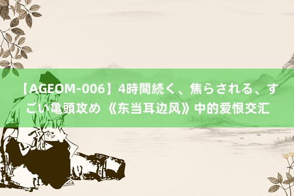 【AGEOM-006】4時間続く、焦らされる、すごい亀頭攻め 《东当耳边风》中的爱恨交汇