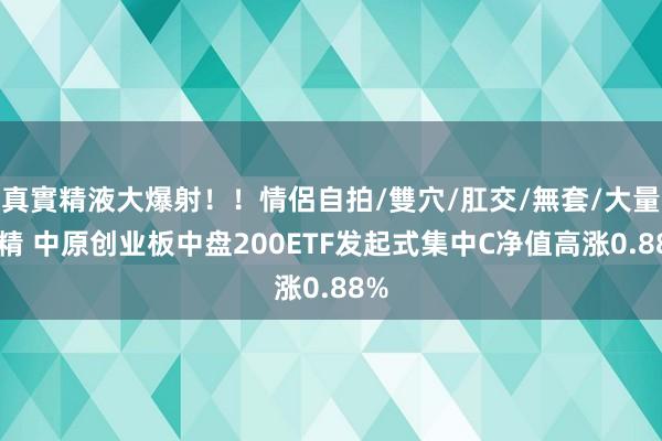 真實精液大爆射！！情侶自拍/雙穴/肛交/無套/大量噴精 中原创业板中盘200ETF发起式集中C净值高涨0.88%